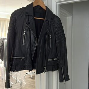 Woman’s All Saints Leather Jacket